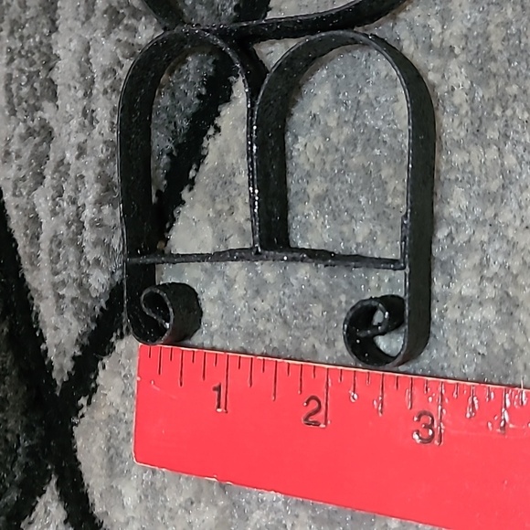 3- BOO! HALLOWEEN METAL BLACK GLITTER SIGNS PRICE FIRM - Picture 6 of 10